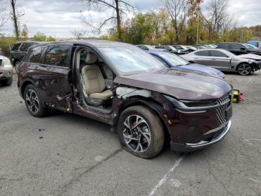 Salvage 2024 Lincoln Nautilus  - Burgundy SUV - Front Three-Quarter View