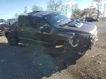 Salvage 2024 Ford F150 RAPTOR - Gray PickUp - Front Three-Quarter View