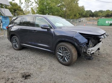 Salvage 2025 Lexus TX 350  - Blue SUV - Front Three-Quarter View