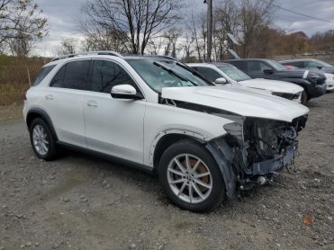 Salvage 2024 Mercedes-benz GLE 350 4MATIC - White SUV - Front Three-Quarter View