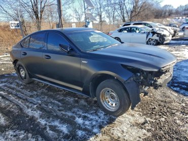 Salvage 2022 Cadillac Ct5-v  - Black Sedan - Front Three-Quarter View