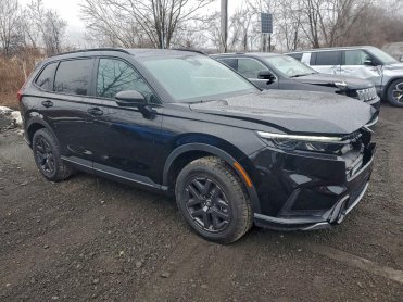 Salvage 2026 Honda Cr-v TRAILSPORT - Black SUV - Front Three-Quarter View