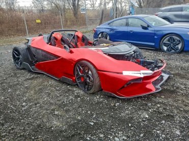Salvage 2012 DRVN Monterossa  - Two Tone Convertible - Front Three-Quarter View