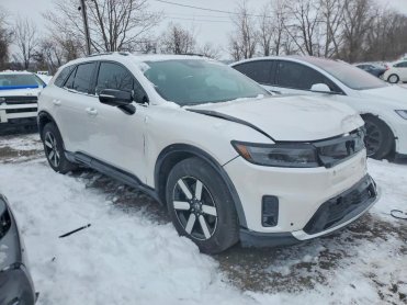 Salvage 2024 Honda Prologue TOUR - White SUV - Front Three-Quarter View
