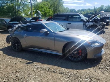 Salvage 2024 Nissan Z PERFORMANCE - Gray Coupe - Front Three-Quarter View