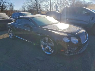 Salvage 2016 Bentley Continental GT V8 S - Brown Convertible - Front Three-Quarter View