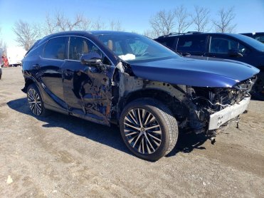 Salvage 2026 Lexus RX 350H  - Blue SUV - Front Three-Quarter View