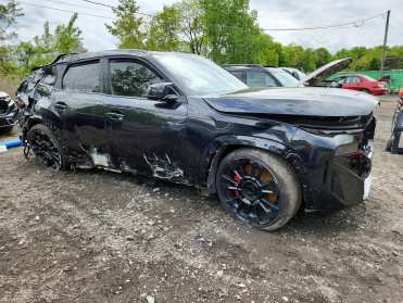 2025 BMW XM  in Black - Front Three-Quarter View - BidGoDrive Inventory