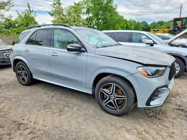 2024 Mercedes-benz GLE 350 4MATIC in Gray - Front Three-Quarter View - BidGoDrive Inventory