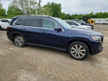 2022 Mercedes-benz GLS 450 4MATIC in Blue - Front Three-Quarter View - BidGoDrive Inventory