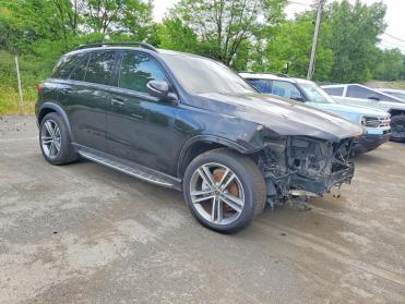Powypadkowy 2022 Mercedes-benz GLE 350  - Black SUV - Front Three-Quarter View