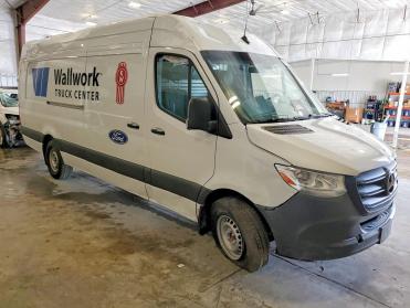 2025 Mercedes-Benz Sprinter 2500 DELIVERY VAN in White - Front Three-Quarter View - BidGoDrive Inventory