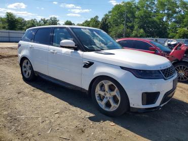 Salvage 2018 Land Rover Range Rover SPORT HSE - White SUV - Front Three-Quarter View