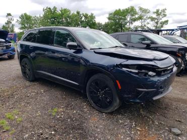 2024 Jeep Wagoneer S LAUNCH EDITION in Blue - Front Three-Quarter View - BidGoDrive Inventory