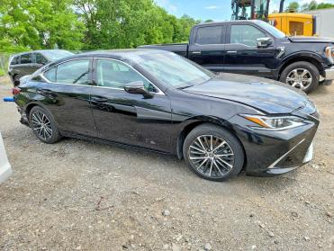2024 Lexus ES 350  in Black - Front Three-Quarter View - BidGoDrive Inventory