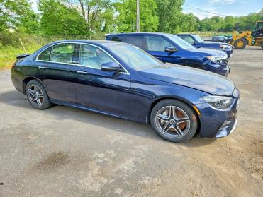 2023 Mercedes-benz E 350 4MATIC in Black - Front Three-Quarter View - BidGoDrive Inventory