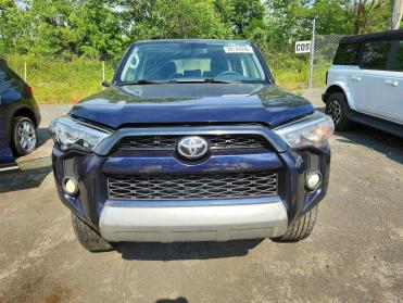 2019 Toyota 4runner TRD OFF-ROAD in Blue - Front Three-Quarter View - BidGoDrive Inventory