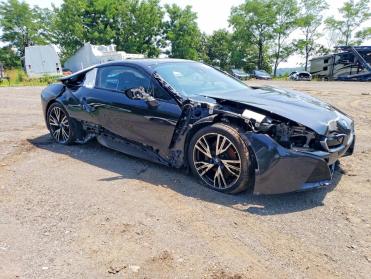 2019 BMW I8 PURE IMPULSE WORLD in Black - Front Three-Quarter View - BidGoDrive Inventory
