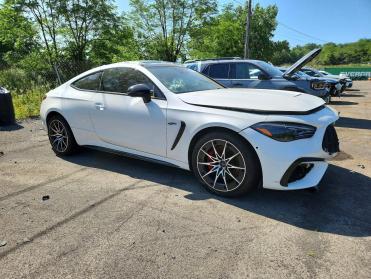 2026 Mercedes-benz CLE 53 AMG 4MATIC in White - Front Three-Quarter View - BidGoDrive Inventory
