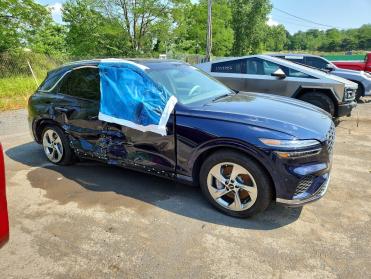 Salvage 2026 Genesis Gv70 ADVANCED - Blue SUV - Front Three-Quarter View
