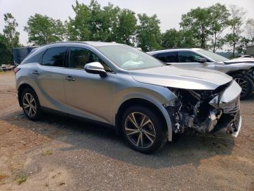 Salvage 2025 Lexus RX 350  - Silver SUV - Front Three-Quarter View