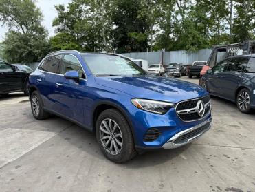 2025 Mercedes-Benz GLC 300 4MATIC in Blue - Front Three-Quarter View - BidGoDrive Inventory