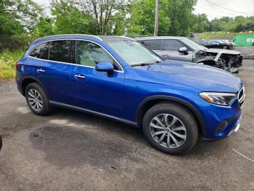 2025 Mercedes-Benz GLC 300 4MATIC in Blue - Front Three-Quarter View - BidGoDrive Inventory