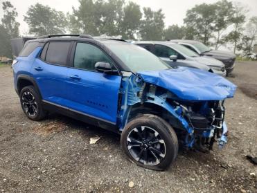 2025 Chevrolet Equinox RS in Blue - Front Three-Quarter View - BidGoDrive Inventory