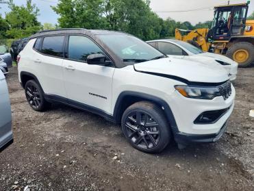 2026 Jeep Compass LIMITED in White - Front Three-Quarter View - BidGoDrive Inventory