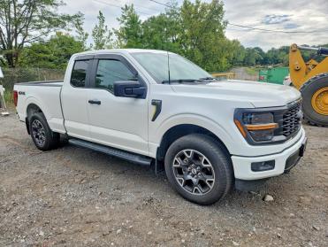 2024 Ford F150  in White - Front Three-Quarter View - BidGoDrive Inventory