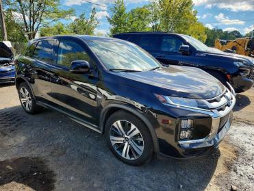 Salvage 2024 Mitsubishi Outlander Sport - Black SUV - Front Three-Quarter View