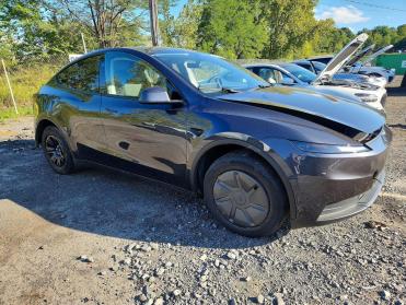 2026 Tesla Model Y  in Gray - Front Three-Quarter View - BidGoDrive Inventory