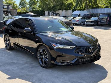 2025 Acura Integra A Spec in Black - Front Three-Quarter View - BidGoDrive Inventory