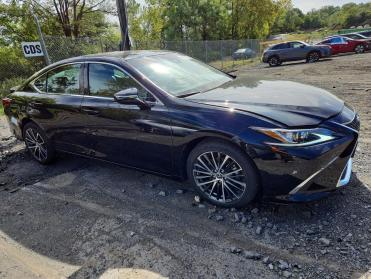2024 Lexus ES 250  in Black - Front Three-Quarter View - BidGoDrive Inventory