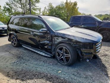 2026 Mercedes Benz GLS 450 4Matic in Black - Front Three-Quarter View - BidGoDrive Inventory