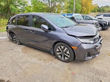 2026 Honda Odyssey EXL in Gray - Front Three-Quarter View - BidGoDrive Inventory