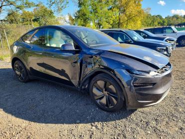 2026 Tesla Model Y  in Gray - Front Three-Quarter View - BidGoDrive Inventory
