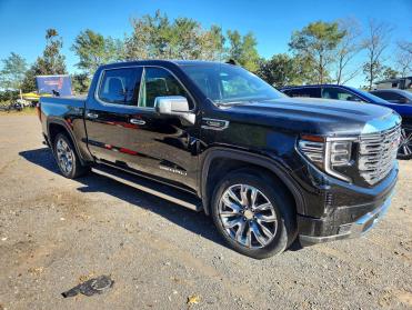 2023 GMC Sierra DENALI in Black - Front Three-Quarter View - BidGoDrive Inventory