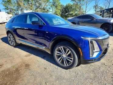2024 Cadillac Lyriq LUXURY in Blue - Front Three-Quarter View - BidGoDrive Inventory