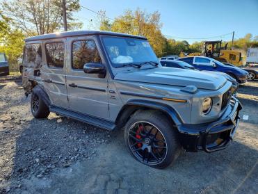 Salvage 2025 Mercedes-benz G 63 amg - Gray SUV - Front Three-Quarter View