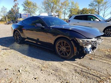 2024 Ford Mustang  in Black - Front Three-Quarter View - BidGoDrive Inventory