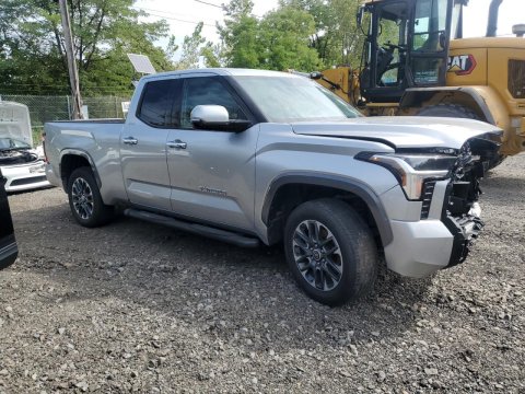 2022 Toyota Tundra LIMITED in Silver - Front Three-Quarter View - BidGoDrive Inventory