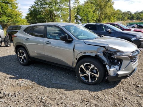 2024 Chevrolet Trax  in Gray - Front Three-Quarter View - BidGoDrive Inventory