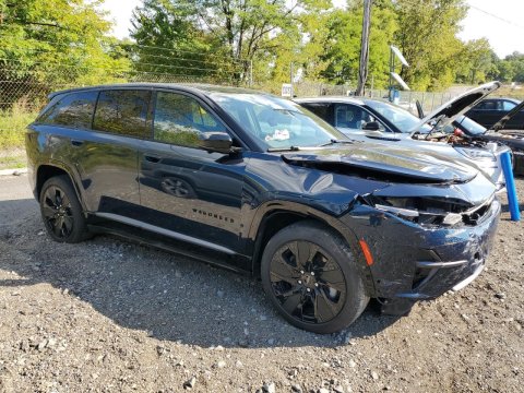 2024 Jeep Wagoneer S LAUNCH EDITION in Blue - Front Three-Quarter View - BidGoDrive Inventory