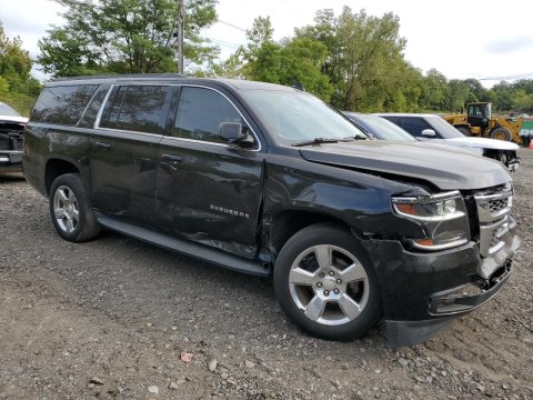 2020 Chevrolet Suburban  in Black - Front Three-Quarter View - BidGoDrive Inventory