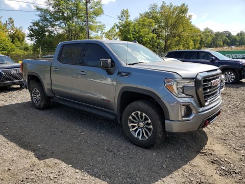 2021 GMC Sierra AT4 in Gray - Front Three-Quarter View - BidGoDrive Inventory