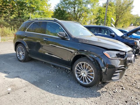 2026 Mercedes-benz GLE 450 4MATIC in Black - Front Three-Quarter View - BidGoDrive Inventory