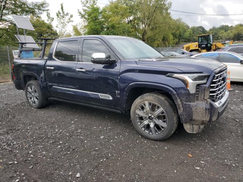 2023 Toyota Tundra CAPSTONE in Black - Front Three-Quarter View - BidGoDrive Inventory