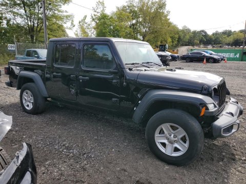 2023 Jeep Gladiator  in Black - Front Three-Quarter View - BidGoDrive Inventory