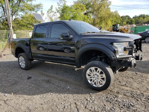 2020 Ford F150 RAPTOR in Black - Front Three-Quarter View - BidGoDrive Inventory